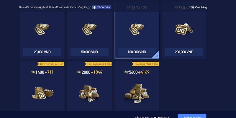 Những lợi ích có thể nhận được khi nạp PUBG Mobile bằng thẻ cào